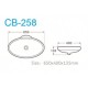 Above counter basin CB-258