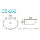 Wall-Hung basin CB-262